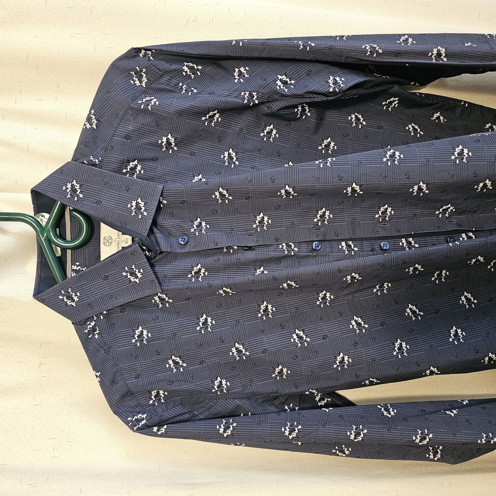 Christian Lacroix Mens Button-Up Shirt 100%cotton Like New